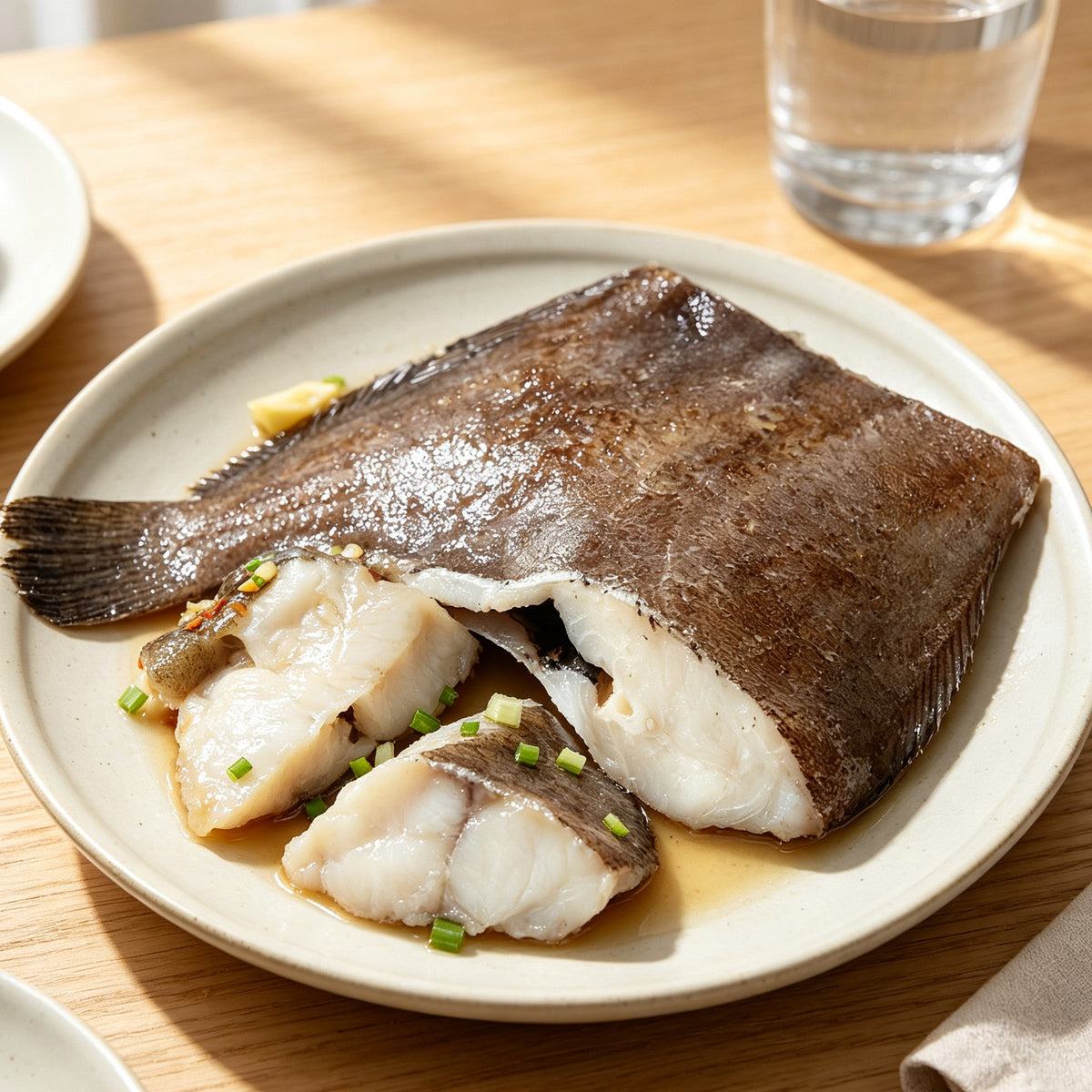 Fresh Flounder Fillets Skin On
