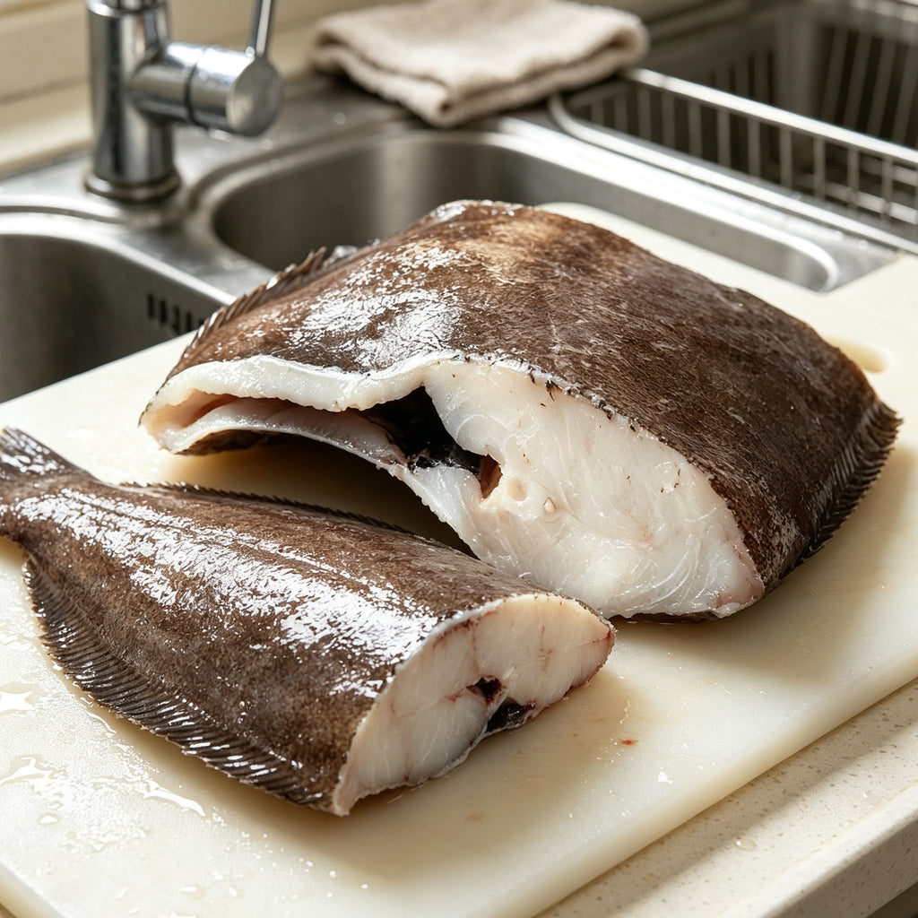 Fresh Flounder Fillets Skin On