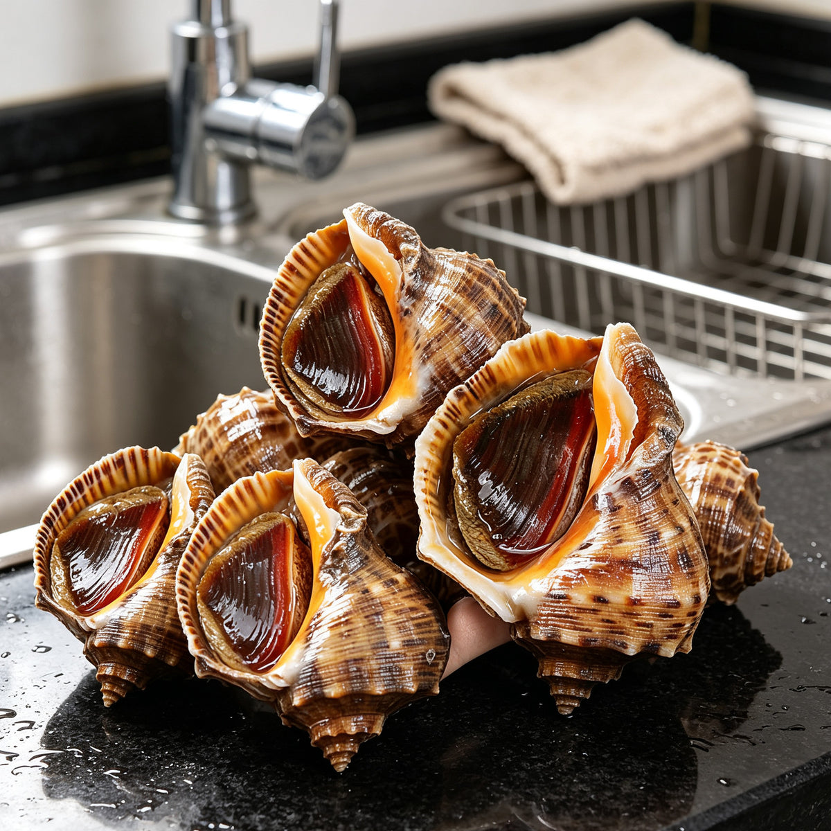 Fresh Live Whelk Sea Snails