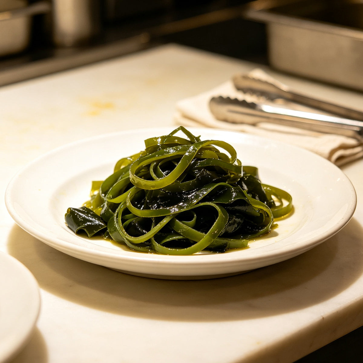 Fresh Green Kelp Salad Strips
